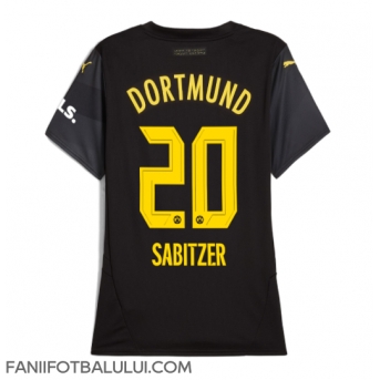 Borussia Dortmund Marcel Sabitzer #20 Tricou Fotbal Replică 2024-25 Femei Deplasare